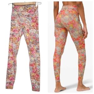 Lululemon Align Pant 28" Inflorescence Multi. Size 4. 2021